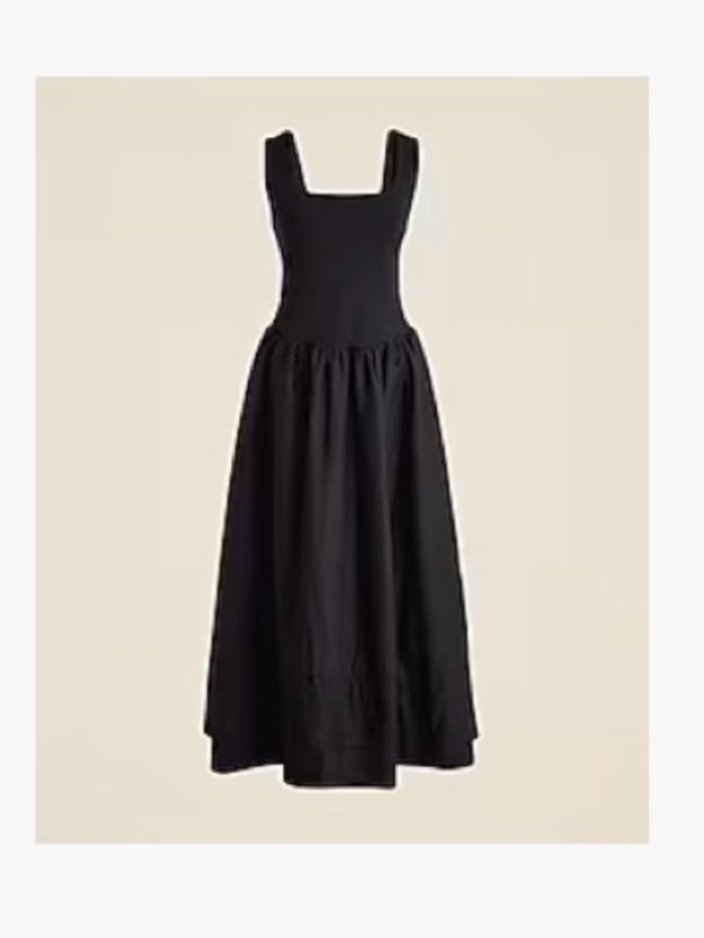 J. Crew drop waist mixy dress